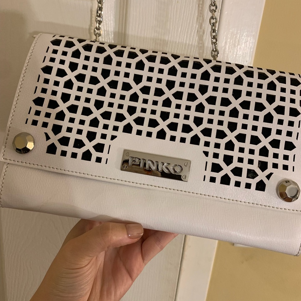 Pinko Perforated Crossbody Bag